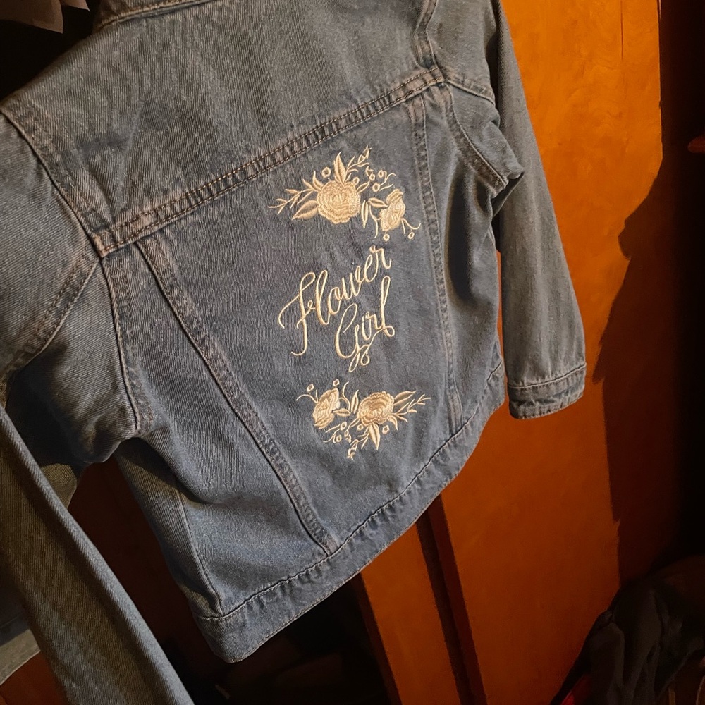 Brand new flower girl jacket